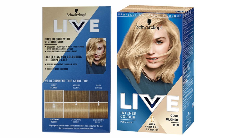 Image 29: 1 ou 2 boîtes de teinture cheveux "Live Intense Colour" de Schwarzkopf