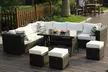 Yakoe Papaver Fully Assembled Six, Eight or Nine-Seater Rattan-Effect Sofa Sets with Optional Covers With Free Delivery - Image 7