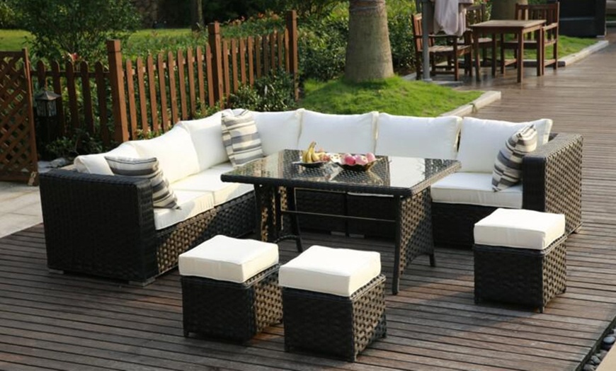 Image 7: Yakoe Papaver Rattan Sofa Sets