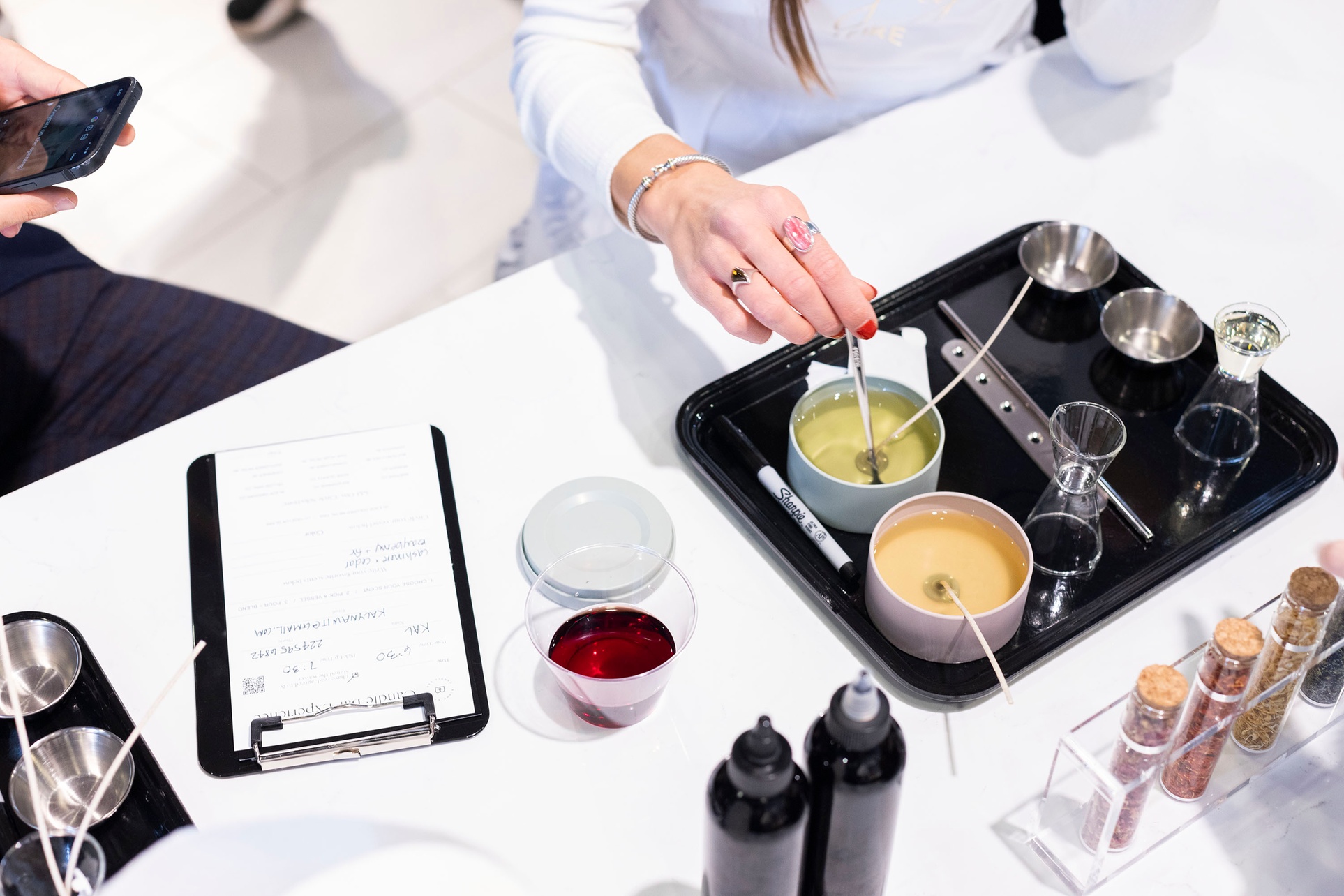 Design Your Own Candle in a BYOB Experience 1, 2, or 4 People