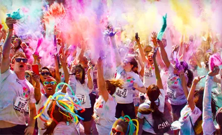 Colorful 5K Race Entry for One or Two at The World's Most Colorful Fun Run on August 24 (Up to 53% Off) - Primary Image