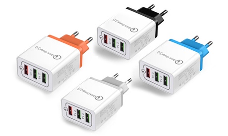 1 o 2 caricabatterie rapidi con 3 porte disponibili in 4 colori