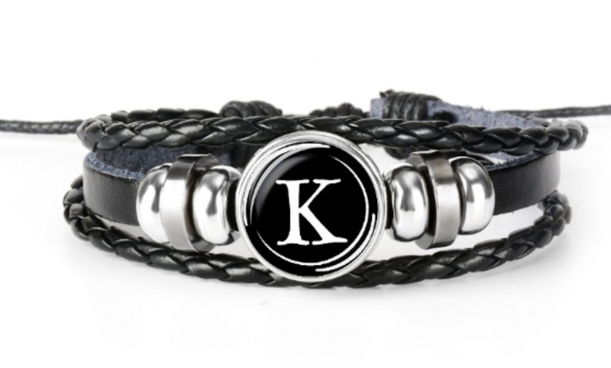 Image 12: Bracelet initiale pour homme