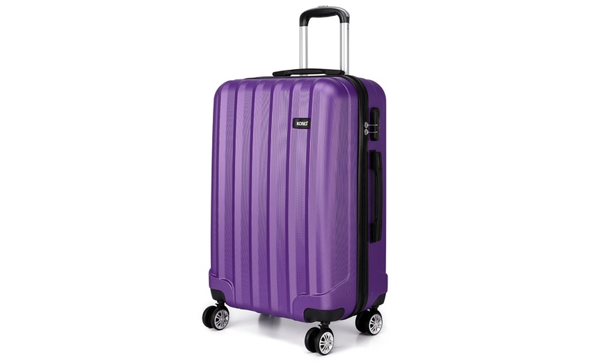 Image 2: One or Three Kono Four Wheels Hard Shell Suitcases