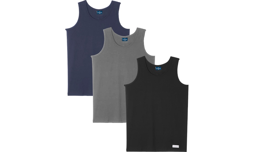 Image 6: Set di 3 canotte o t-shirt da uomo i 100% cotone di Navigare