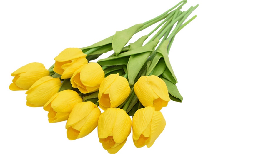 Image 9: 10-Piece Artificial Tulip Flowers