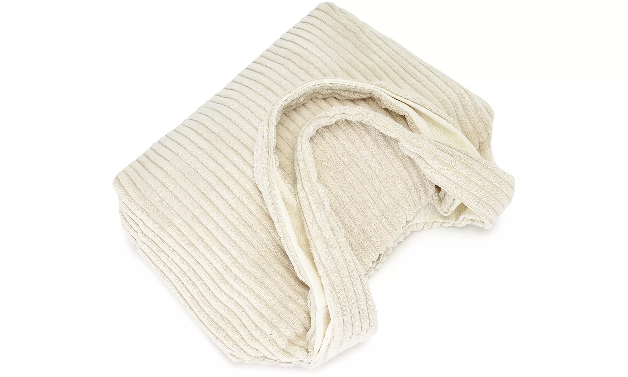 Women's Reversible Corduroy Shoulder Bag With Spacious Interior