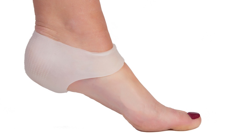 Image 5: Silicone Gel Heel Ankle Sleeve