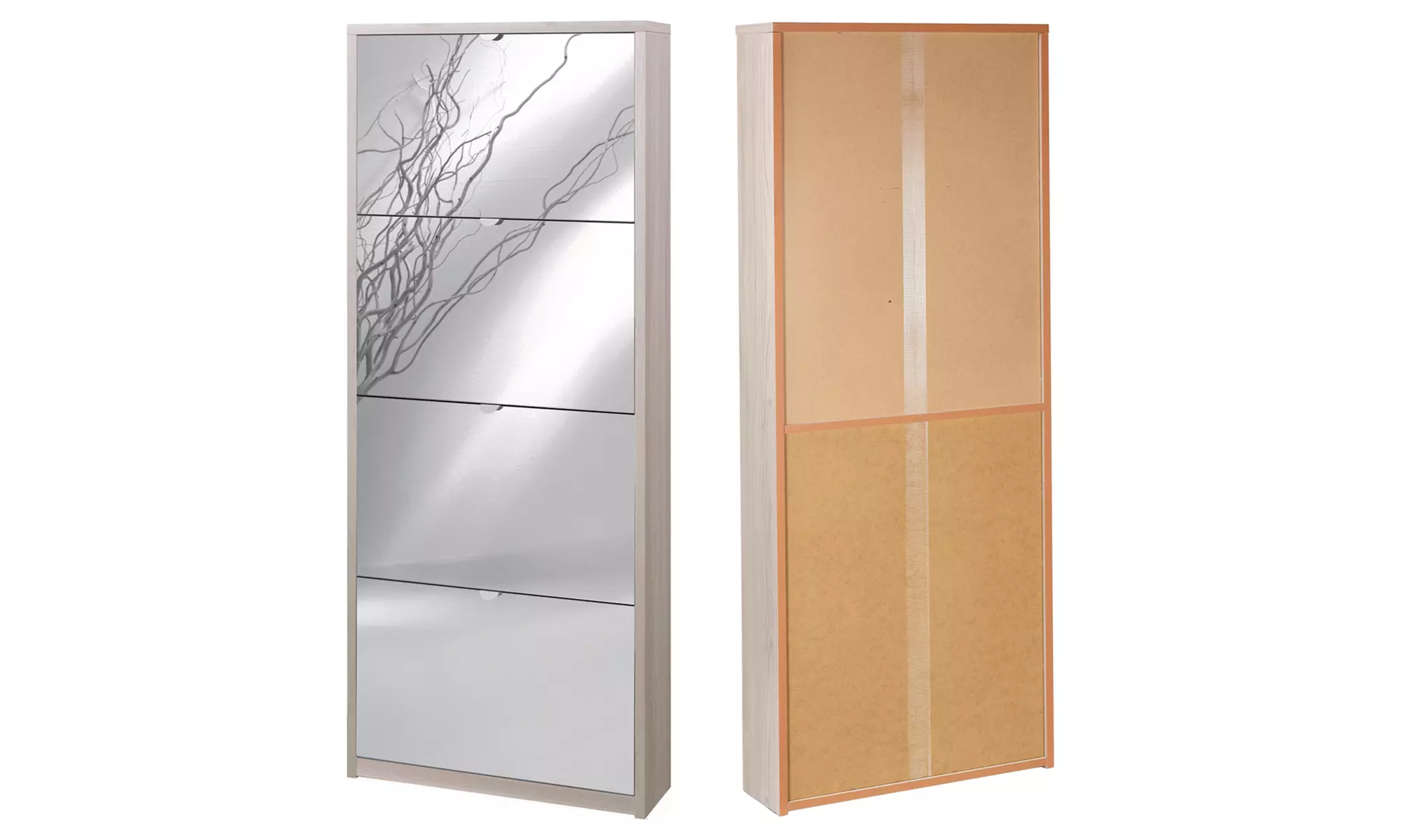 Scarpiera con specchio  Made in Italy