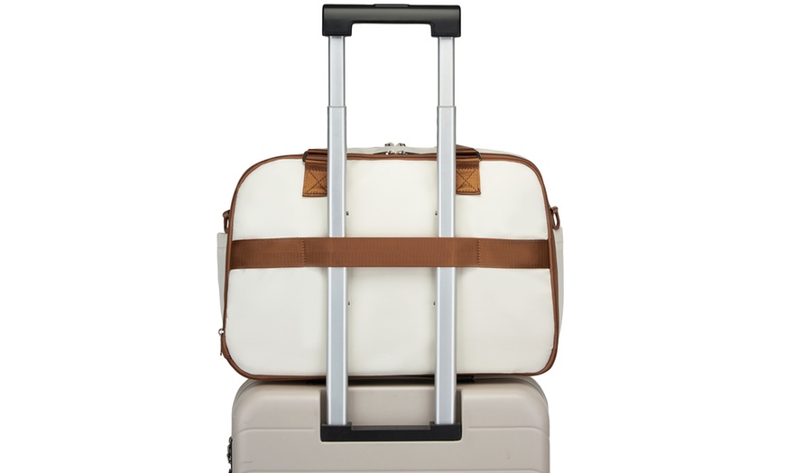 Image 14: KONO 20L Expandable Travel Duffel Bag with Wet-Dry Compartment