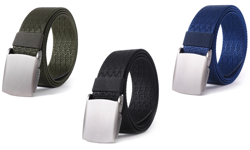 Men’s Military Style Belt | Groupon Goods