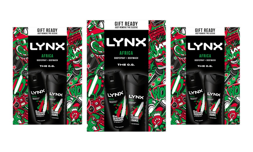 Image 5: Lynx Africa O.G. Body Wash and Body Spray Gift Set for Him