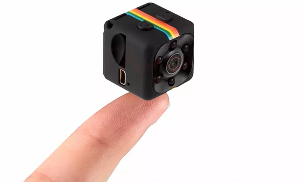 Compacte microvideocamera met full HD en nachtzicht - Second Medium