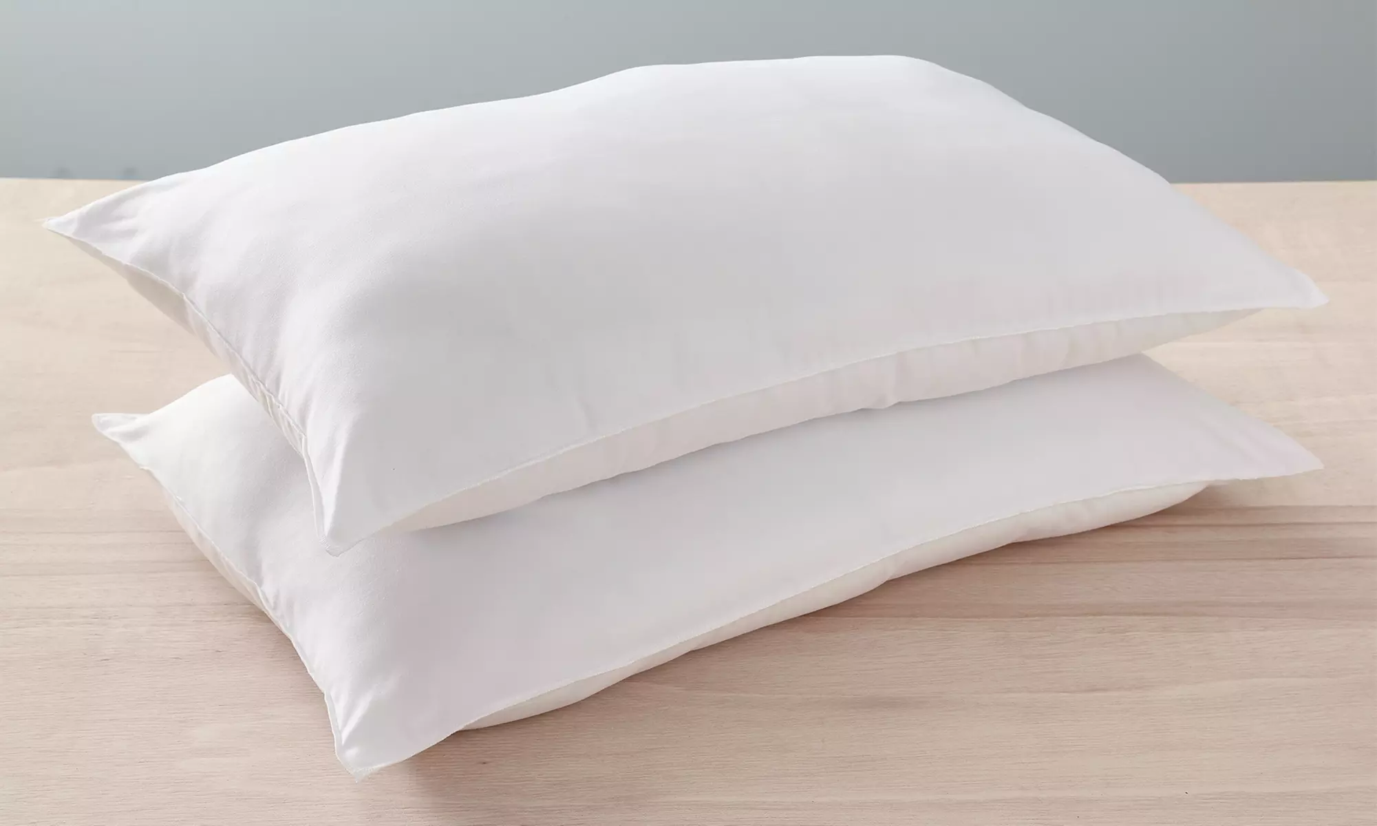 Lot de 2 oreillers BLANREVE "Douceur", fabriqué en France