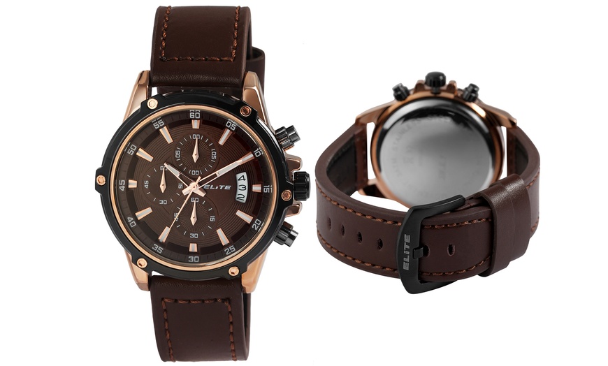 Image 23: Montre pour homme Elite