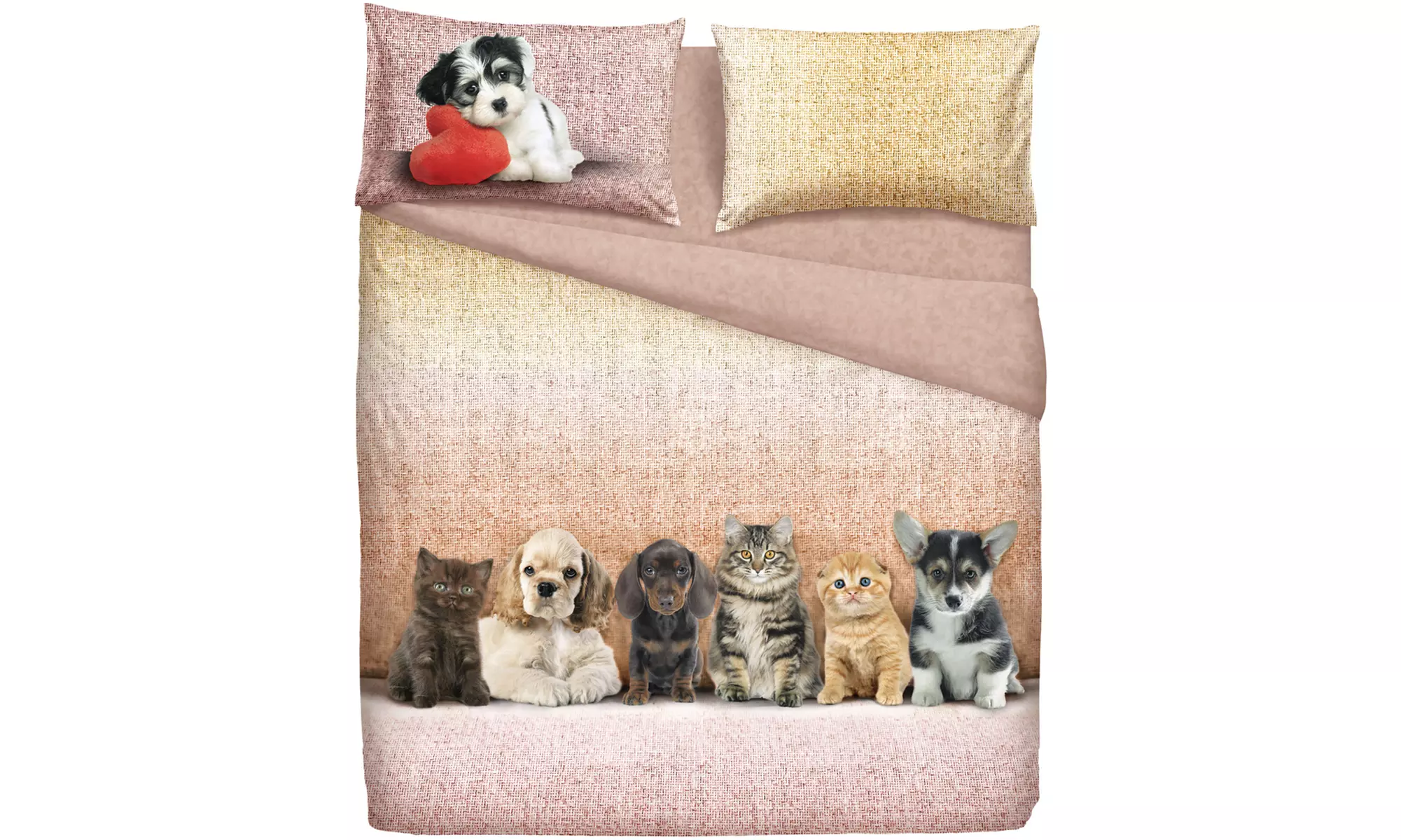 Completo letto in stampa digitale Made in Italy Bassetti