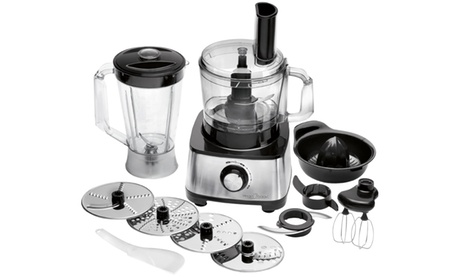 Potente Robot da cucina multifunzione con supporto antiscivolo e parti in acciaio inossidabile potenza 1200 W