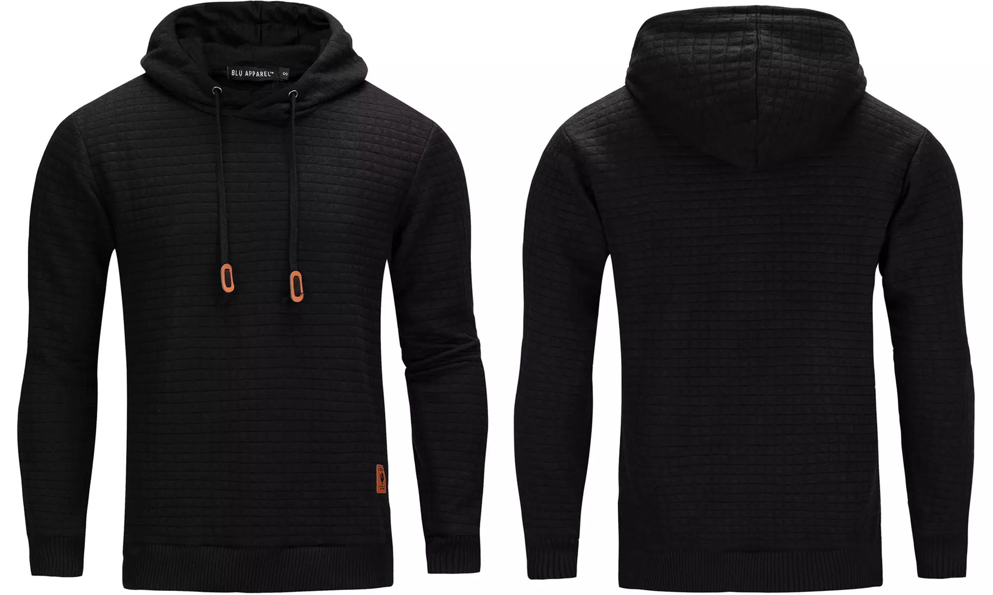 Blu Apparel Nathan Textured Hoodie