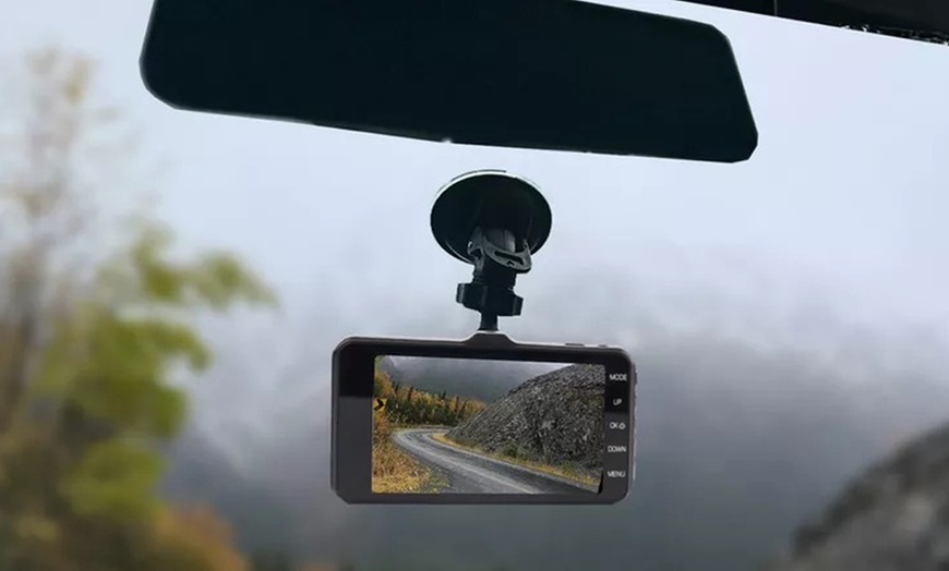 Image 2: Goodyear Dual Lens Touch Screen Car Dash Cam with Rear Camera