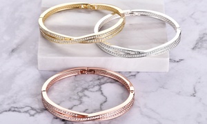 Philip Jones Bangles with Crystals from Swarovski®