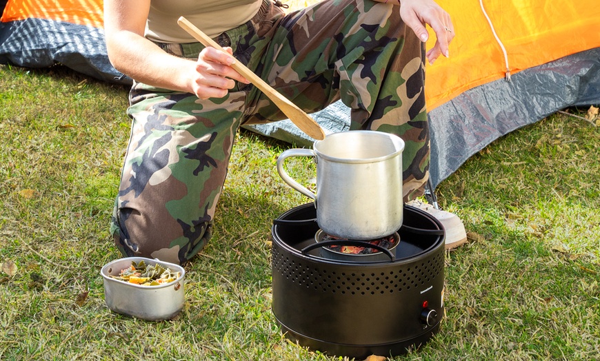 Image 6: Barbacoa portátil de carbón