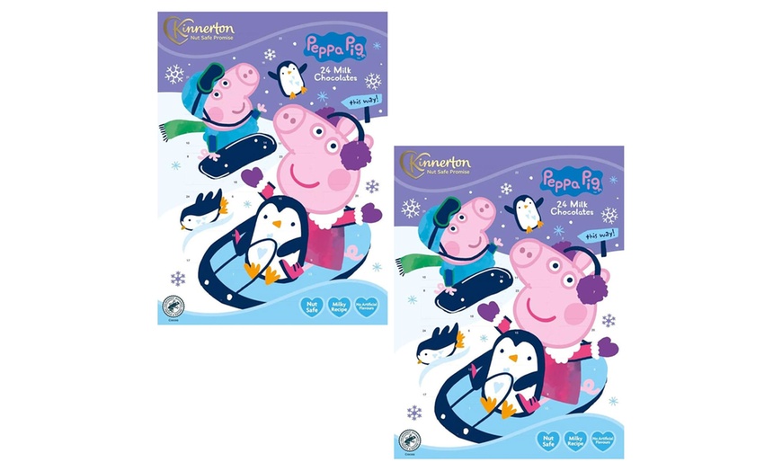 Image 2: Two, Four or Six Packs of Peppa Pig Chocolate Advent Calendar 40g