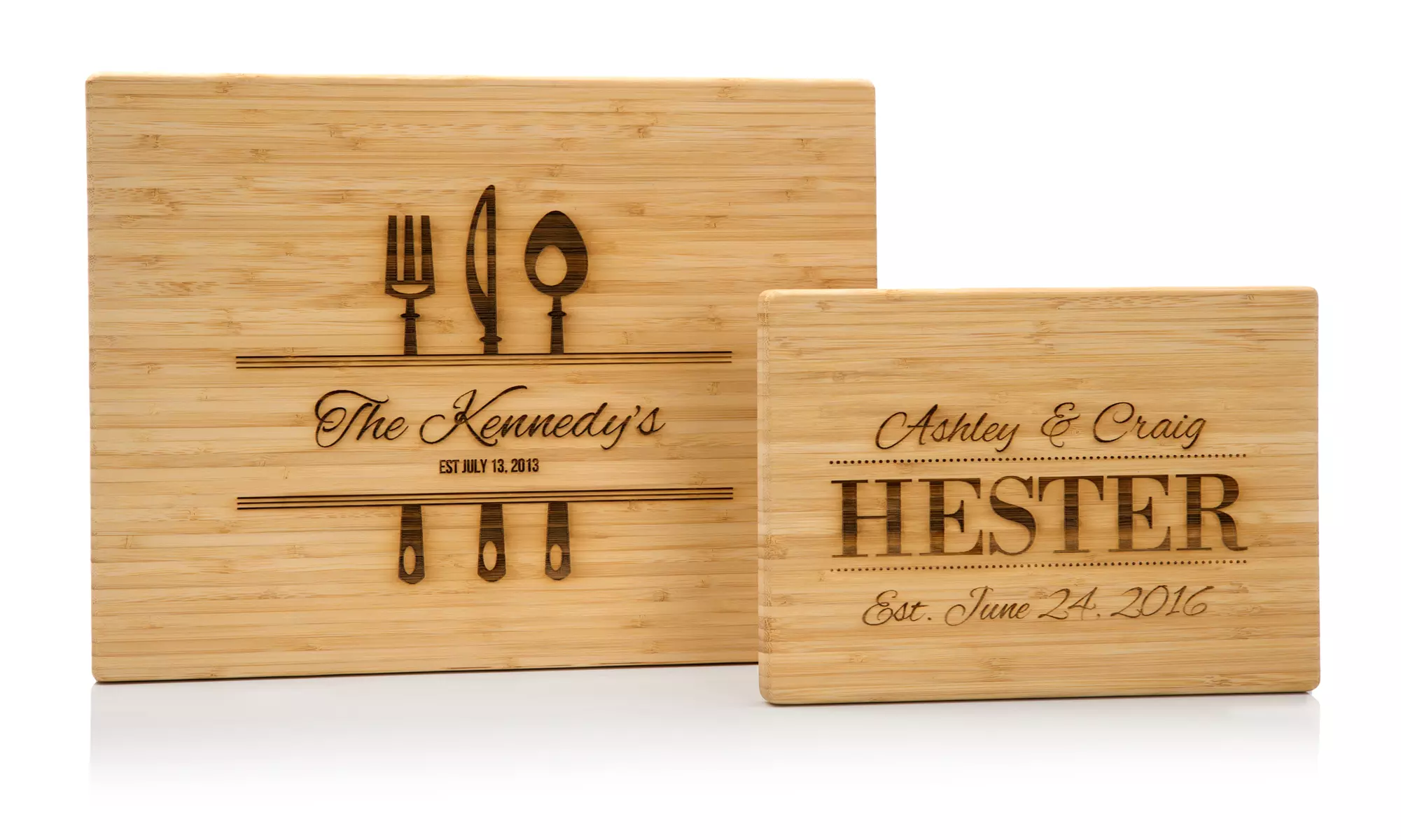 Laser-Etched Bamboo Cutting Boards from Fabness (Up to 75% Off) - Primary Image