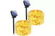 2-Pack Outdoor Solar String Lights 72ft 200 LED Starry Lights 8 Modes - Second Medium
