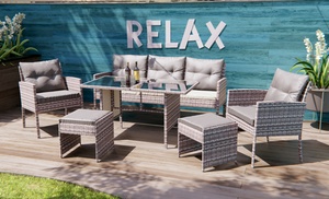 Rattan-Effect Sydney Garden Furniture Set