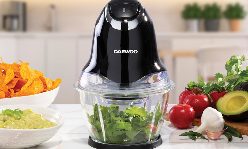 Image 1: Daewoo 300W Mini Food Chopper