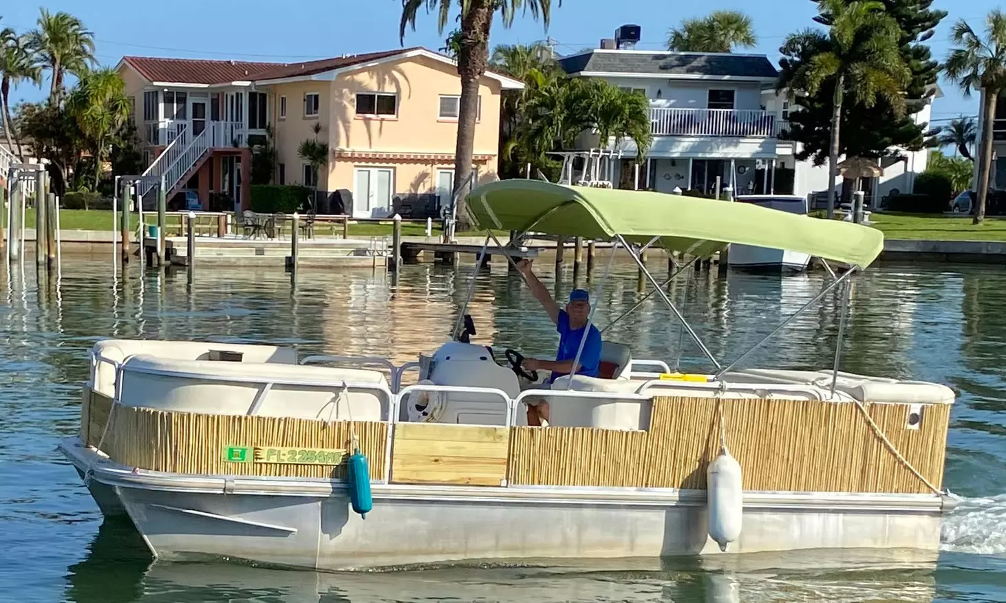6-hour or 8-hour Pontoon Rental up to 8 People at Island Breeze Pontoon & Charters (Up to 15% Off)  - Primary Image