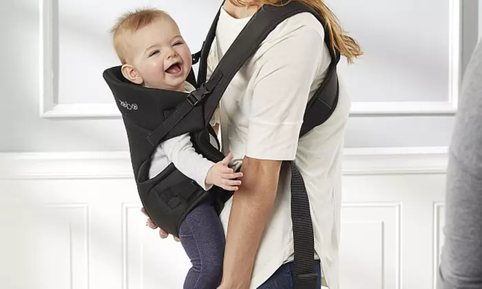 Porte bébé 3-en-1 avec appuie-tête cousiné ajustable, bandes réfléchissantes et soutien lombaire épais - Image 3