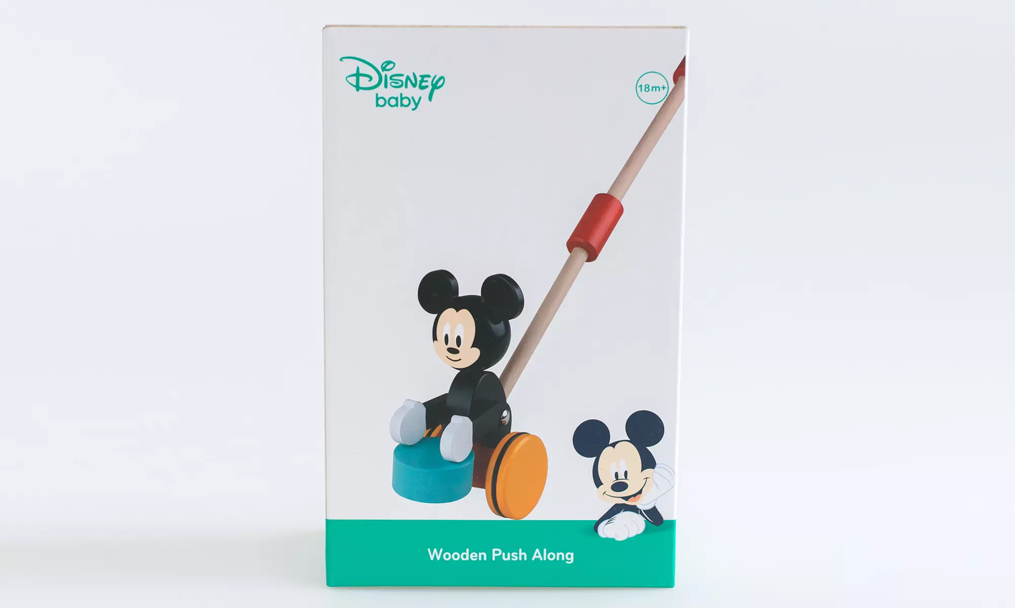 Schiebe-Spielzeug aus Holz Micky Maus oder Pu der Bär - Second Medium