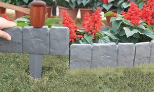 Stone Imitation Garden Fence