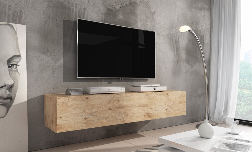 Image 13: E-Com Rocco Floating TV Unit