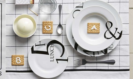 Servizio da 18 piatti Tognana Olimpia Font in porcellana