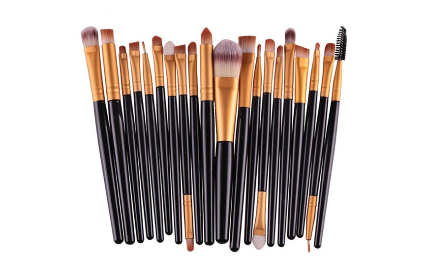 Image 8: 20-Piece Make-Up Brush Set