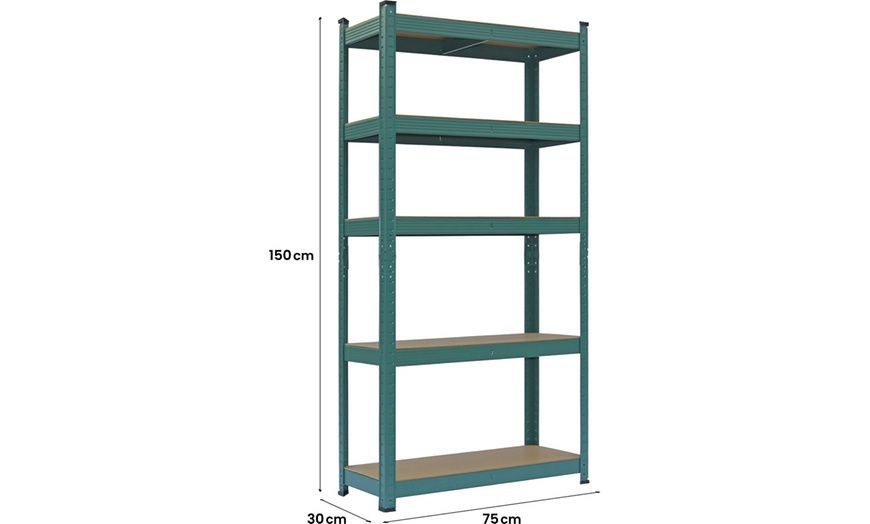 Image 14: Set di 2 scaffali in metallo