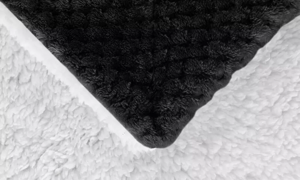 Couverture Sherpa douce double face