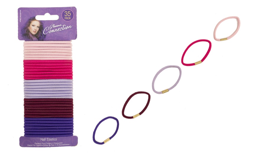 Image 2: Elastic Hairbands or Hair Clips