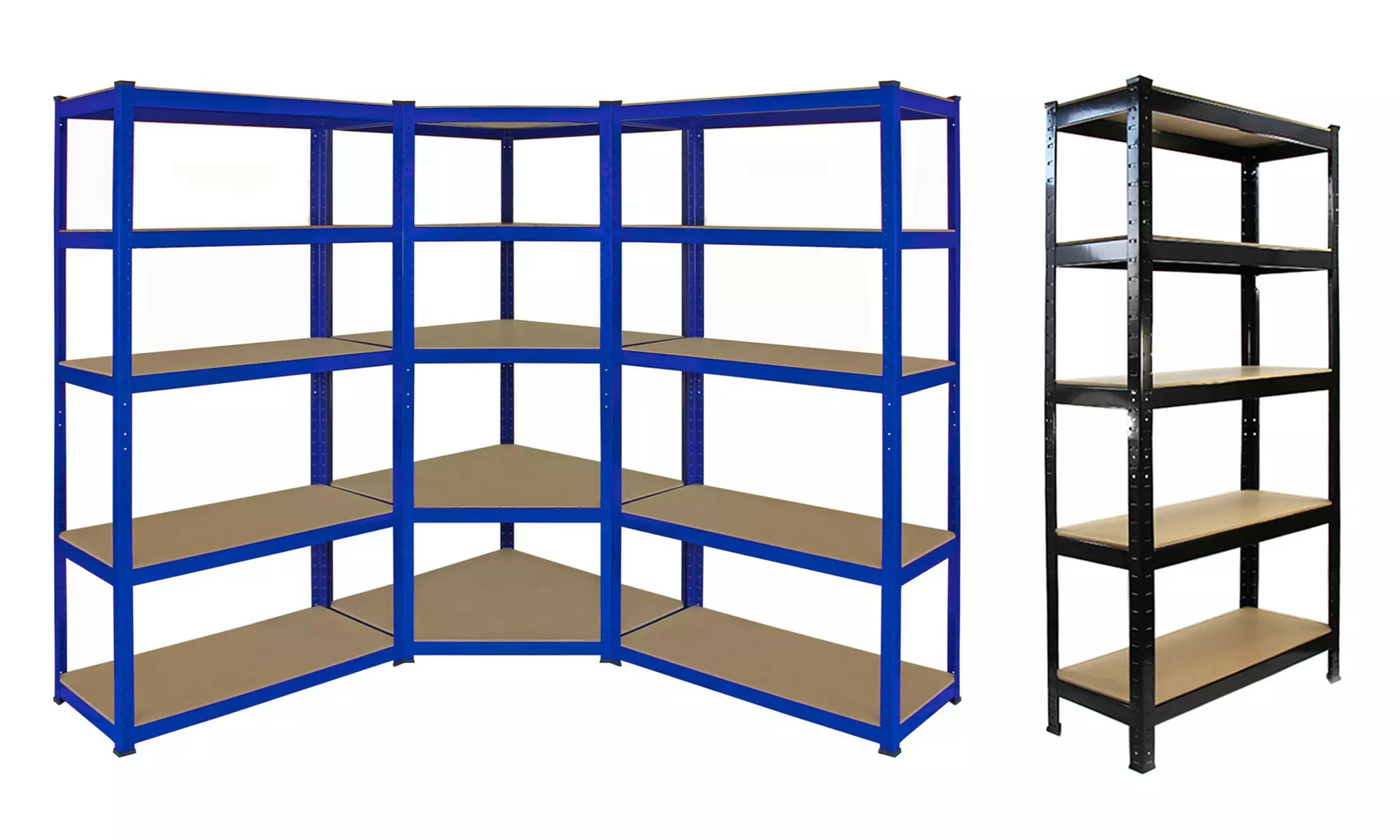 1 o 2 scaffali in acciaio disponibili in 4 tipologie - Primary Image
