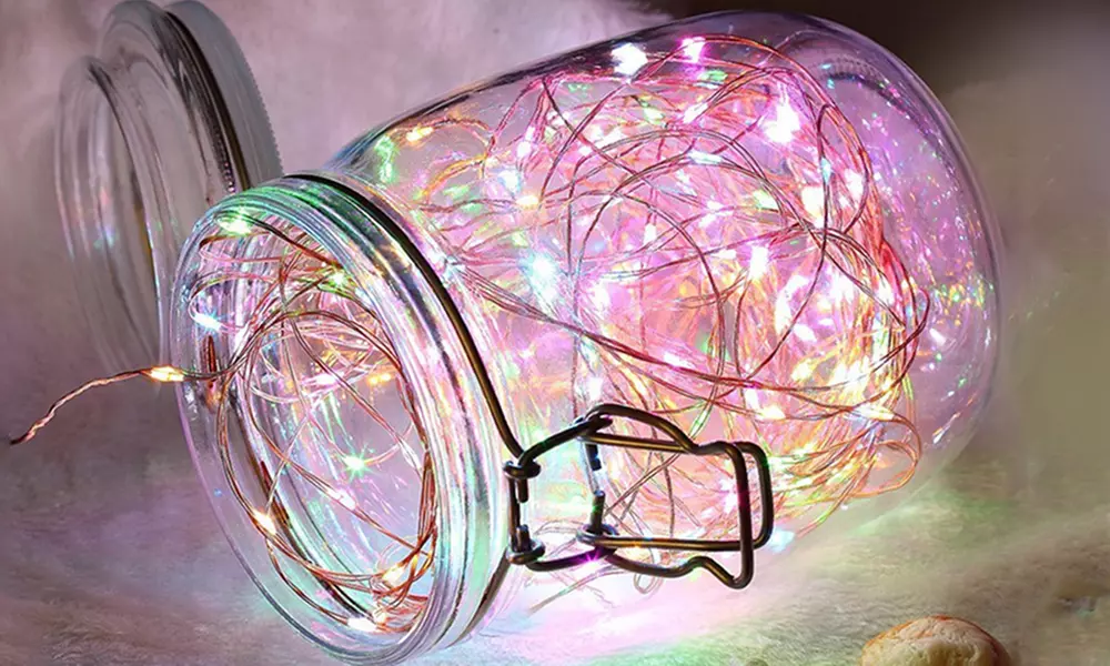 Solar-Lichterkette für den Garten