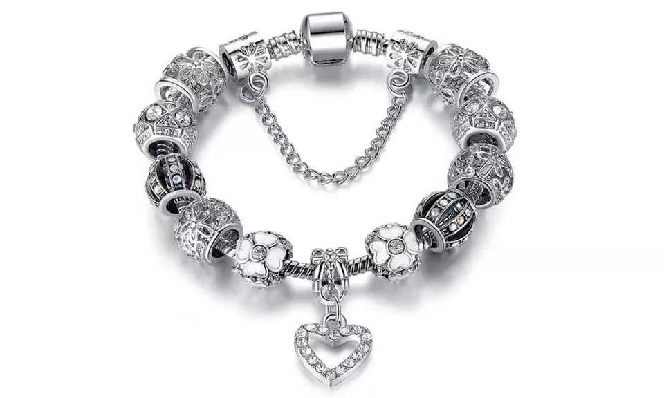 Charm Bracelet Made with Swarovski Elements - Primary Image