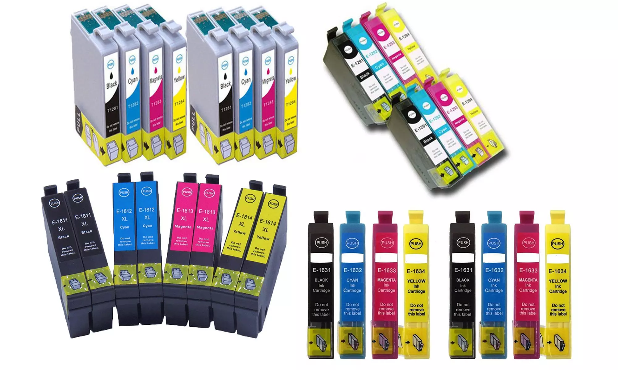 Pack de 2 lots de cartouches compatibles EPSON - Primary Image