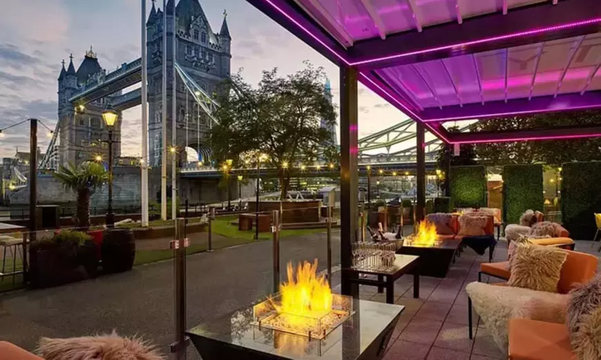 Enjoy a 2 Course Meal with Sparkling Wine for Two, Three, or Four