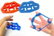 2, 4 ou 6 bandes de résistance en silicone pour les doigts - Second Medium