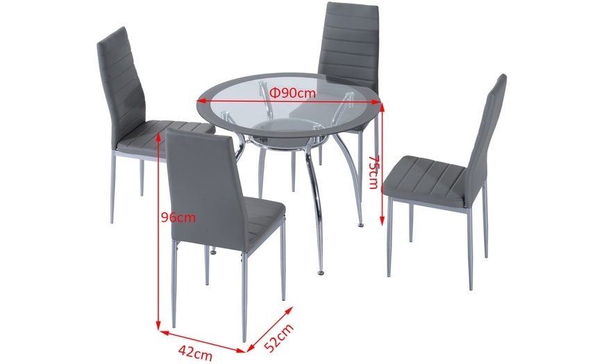 Image 44: HomCom Dining Table Variety