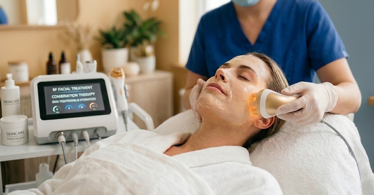 Tratamiento facial con radiofrecuencia y vitamina C en Tarragona