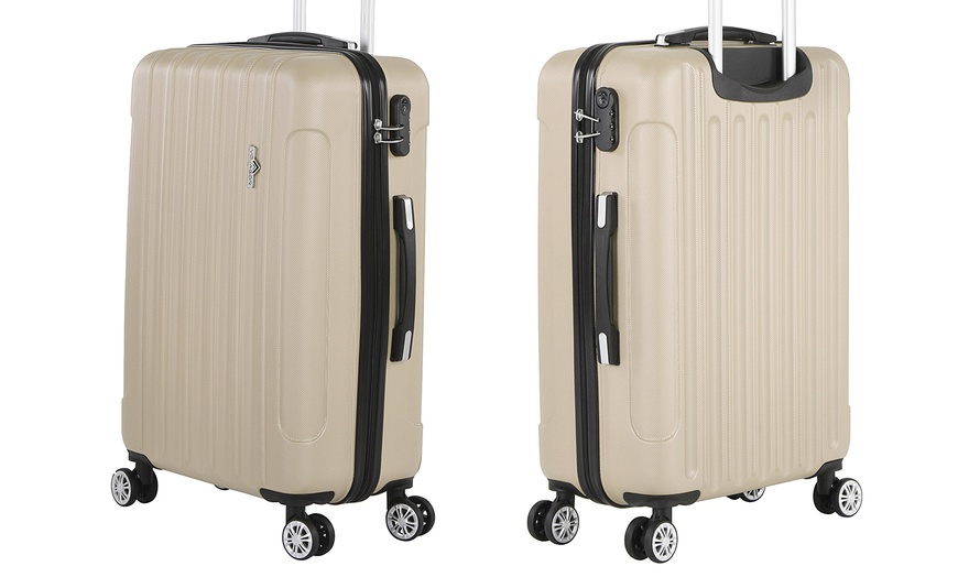 Image 14: 3-Piece Hard Shell Suitcase Set