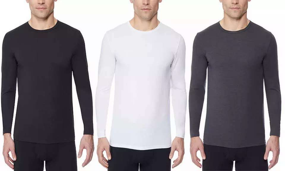 32 Degrees Heat Men's Base Layer Long Sleeve Tee - Primary Image